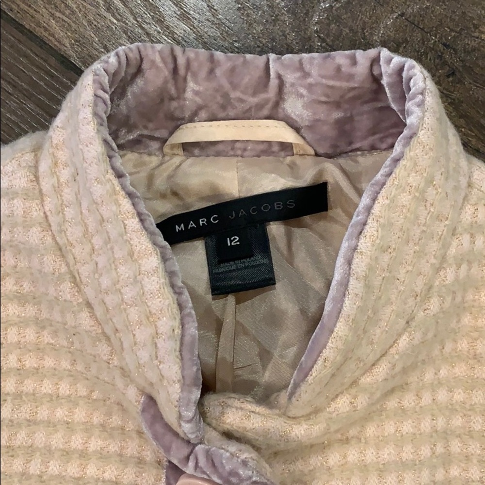 Marc Jacobs Blush Pink Wool Blazer - Picture 5 of 8